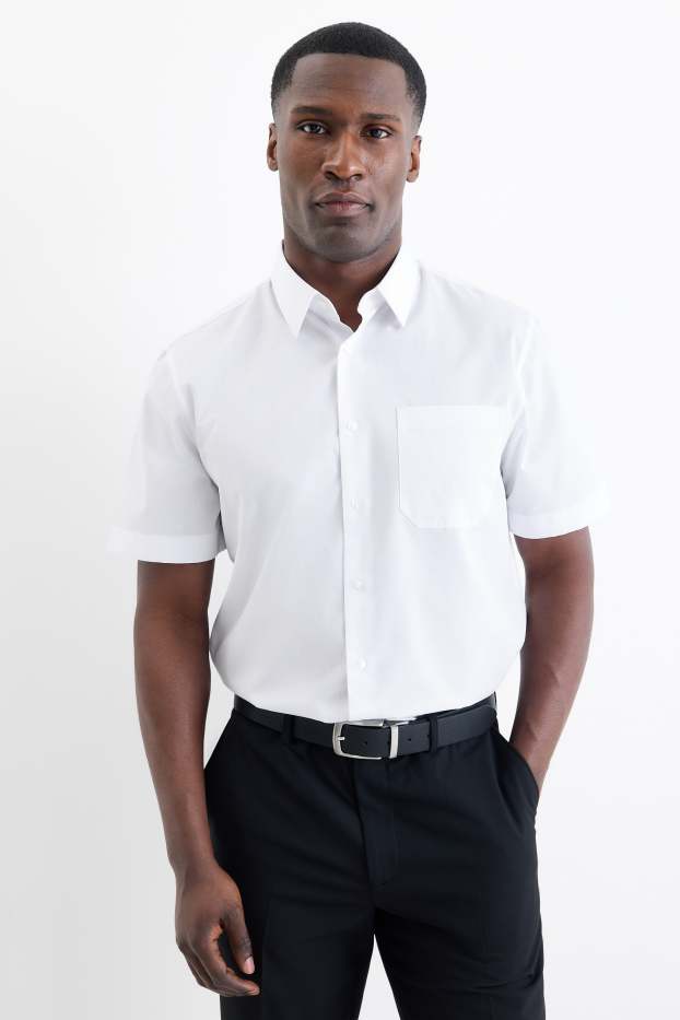 Herren - Businesshemd - Regular Fit - Kent - weiß