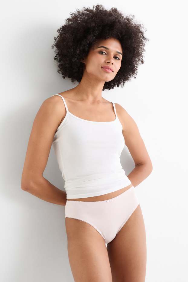 Femmes - Lot de 3 - culottes - rose