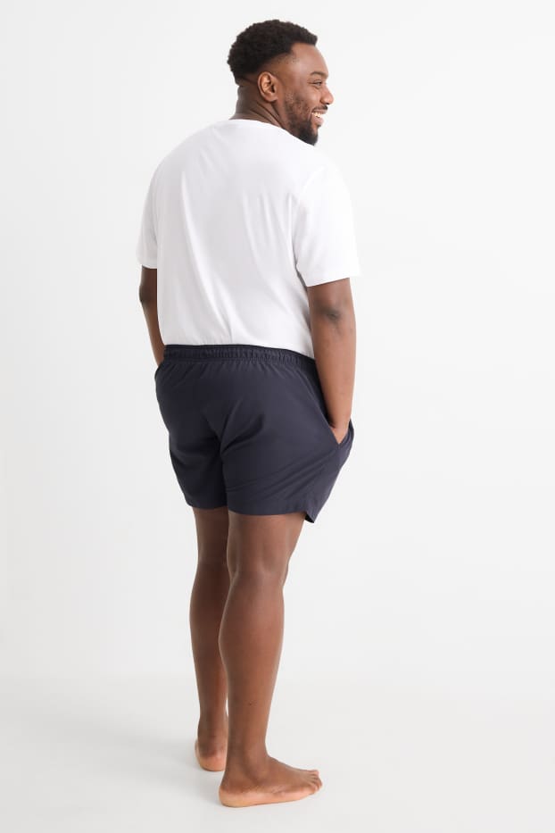 Hommes - Short de bain - bleu foncé