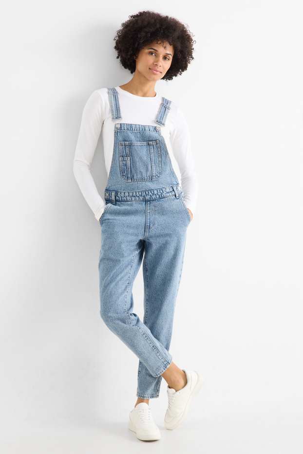 Femmes - Salopette en jean - bleu