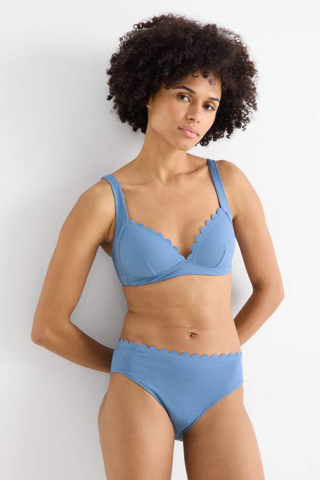Damen - Bikini-Top - wattiert - bügellos - LYCRA® XTRA LIFE™ - blau