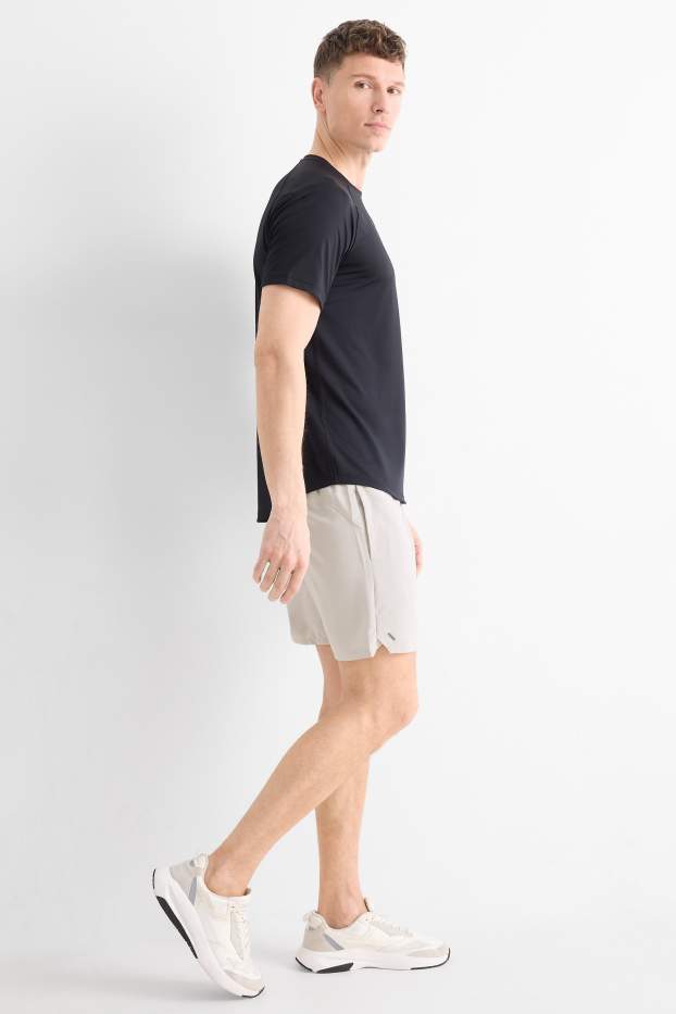 Heren - Sportshort - lichtgrijs