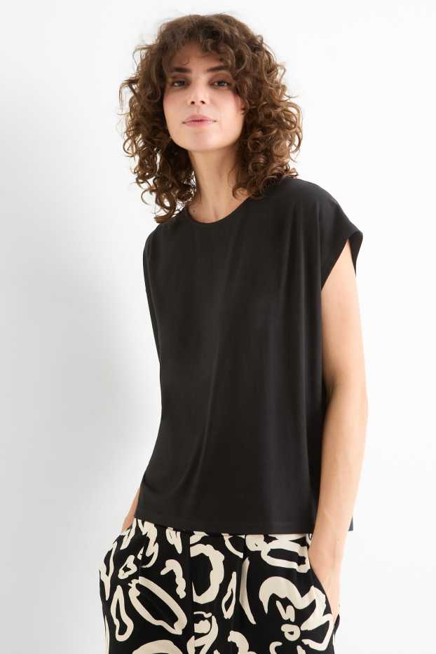 Donna - T-shirt - regular fit - nero