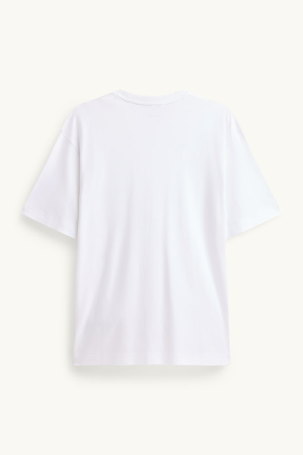 Hommes - T-shirt - relaxed fit - blanc