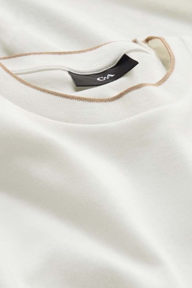 Bărbați - Tricou - regular fit - crem