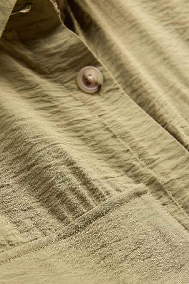 Dames - Gilet - met structuur - beige