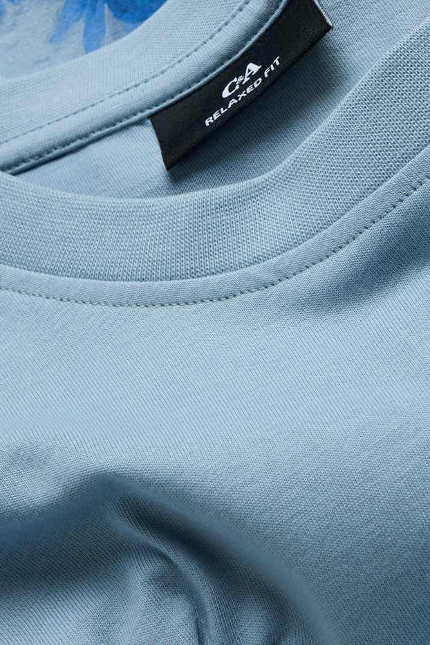 Herren - T-Shirt - Relaxed Fit - hellblau