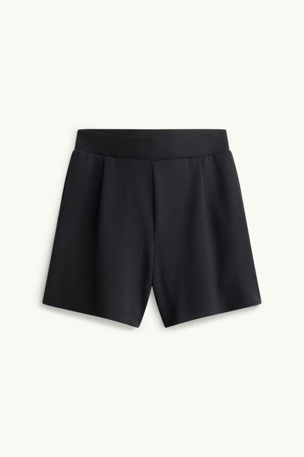 Mujer - Shorts - mid waist - negro