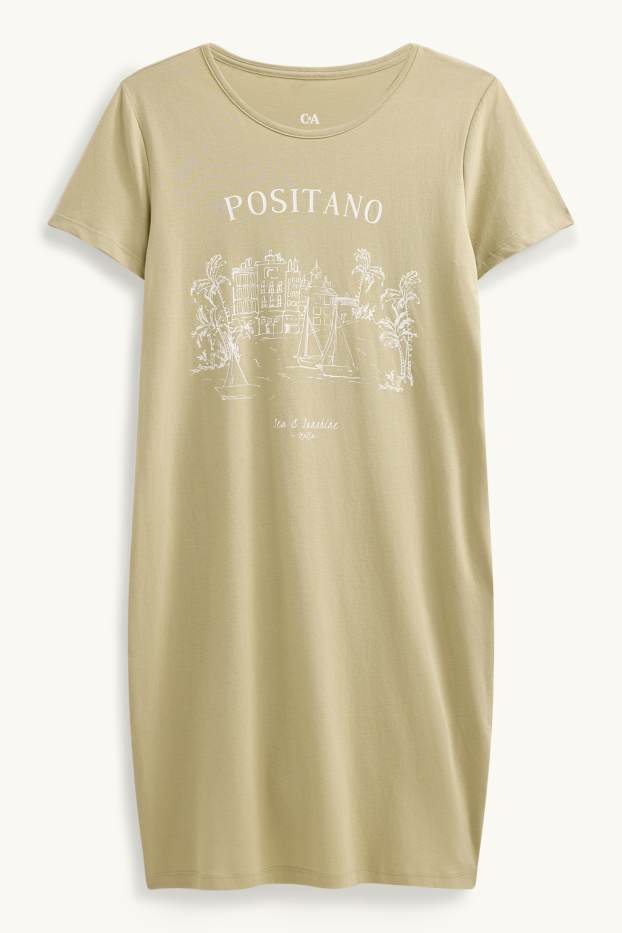 Damen - Nachthemd - hellgrün