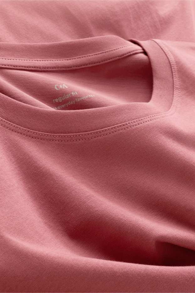 Damen - T-Shirt - Regular Fit - rot