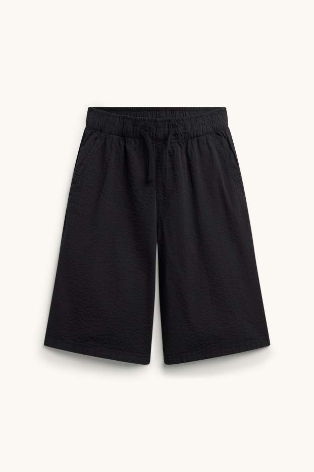 Copii - Băieți - Pantaloni scurți de trening - negru