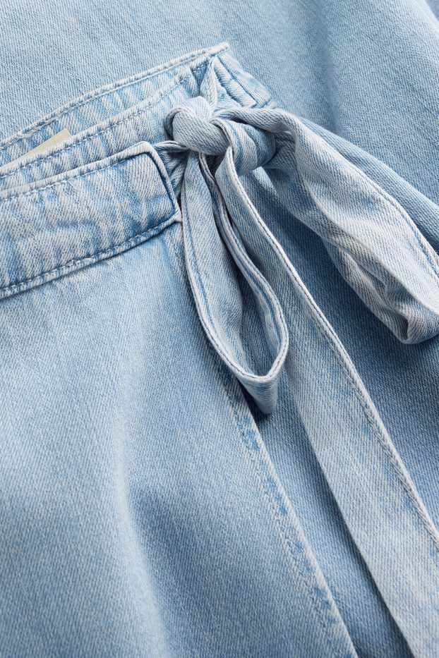 Damen - Jeansrock - helljeansblau