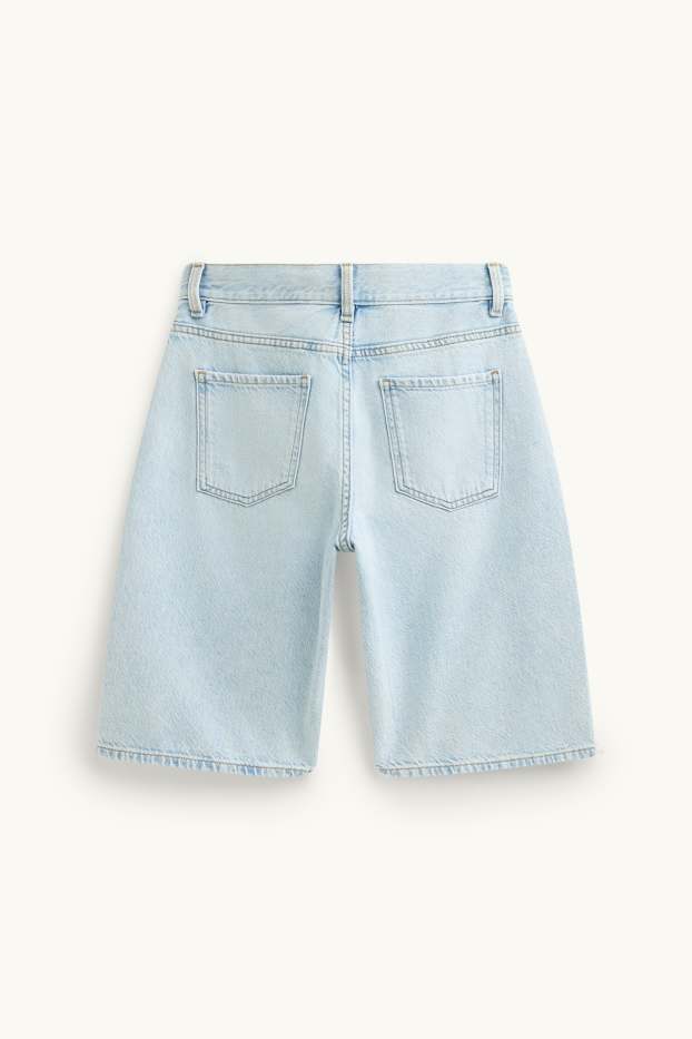 Enfants garçons - Bermudas en jean - jean bleu clair