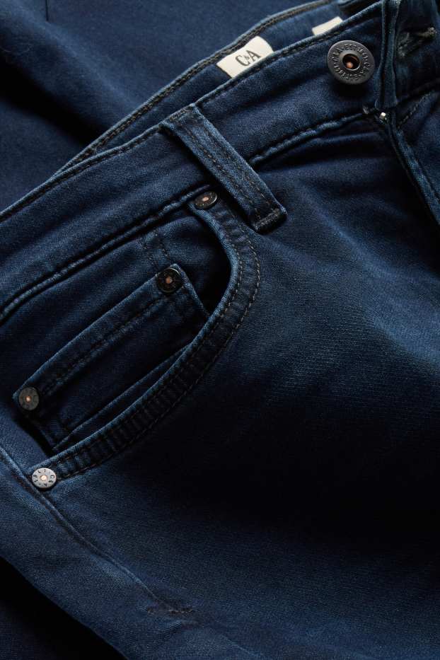 Pánské - Straight jeans - tmavomodrá