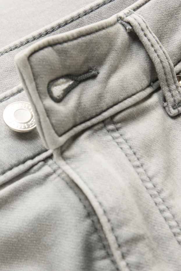 Mujer - Bermuda vaquera - mid waist - vaqueros - gris claro