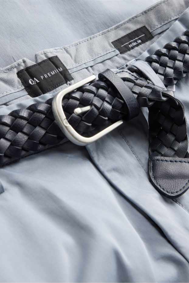 Hommes - Short à ceinture - gris clair