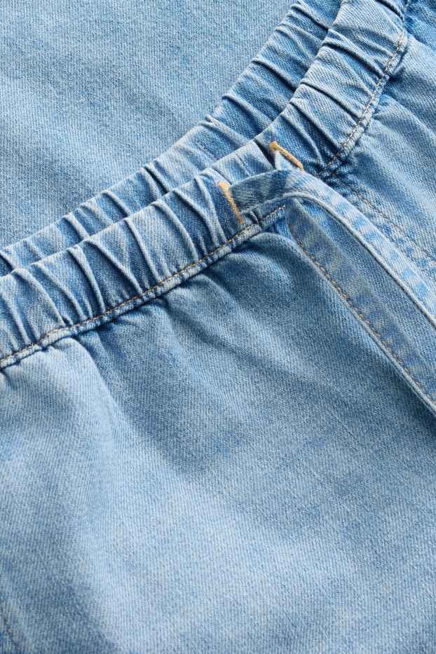 Kinder Mädchen - Wide Leg Jeans - blau