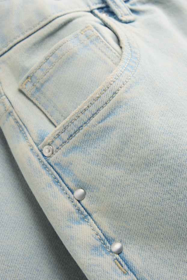 Children Girls - Wide leg jeans - light blue