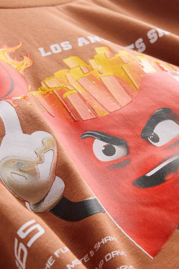 Kinderen: jongens - Basketbal - T-shirt - bruin