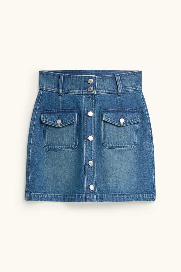 Dames - Spijkerrok - blauw