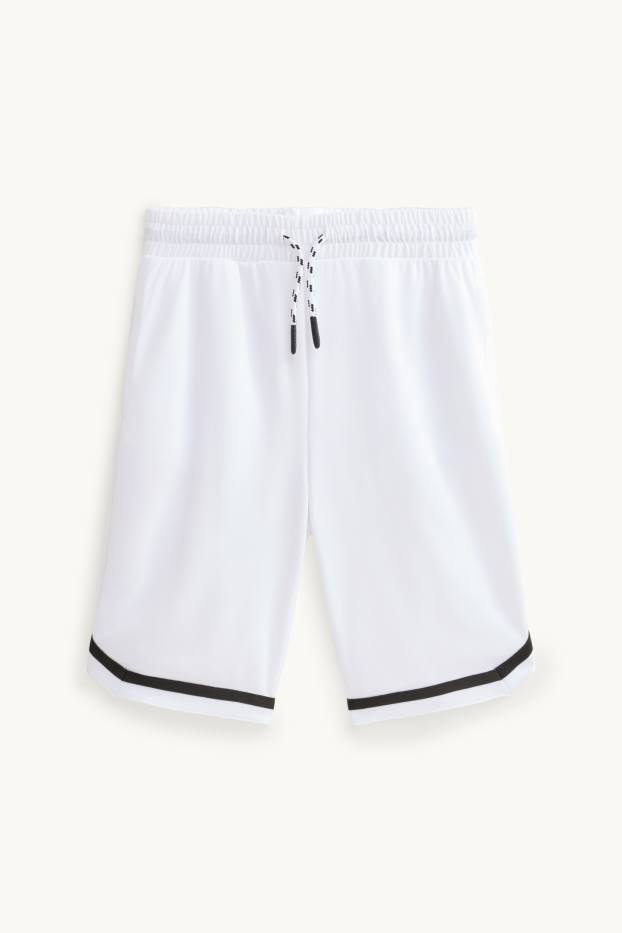 Children Boys - Bermuda shorts - white