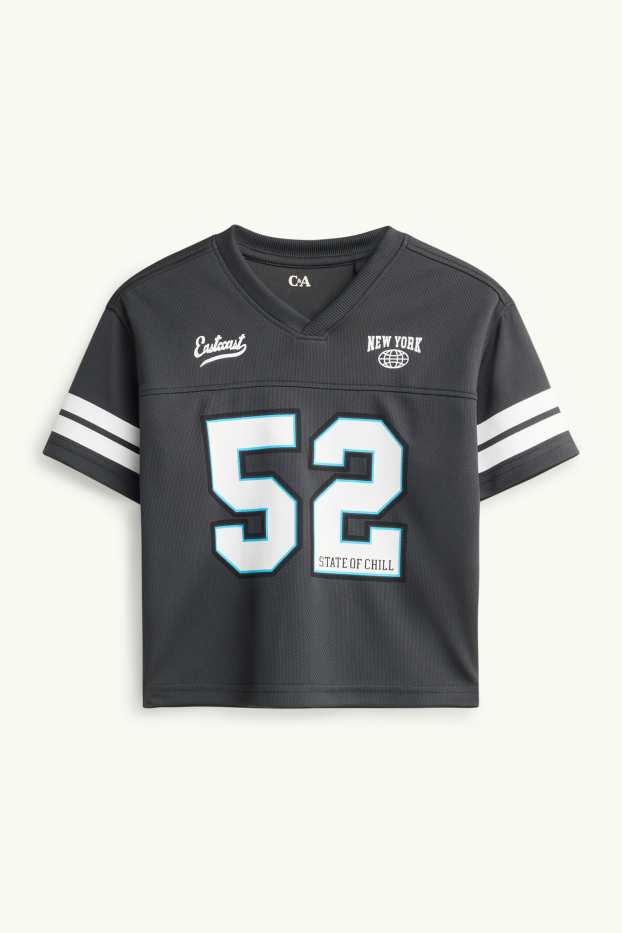 Kinderen: jongens - New York - T-shirt - zwart