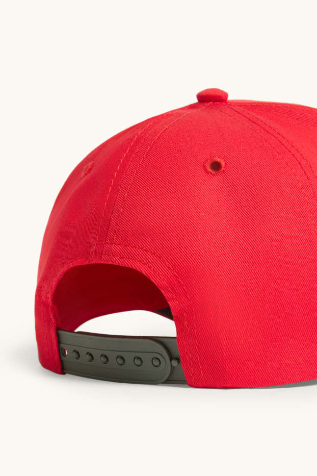 Children Boys - Cars - baseball cap - red