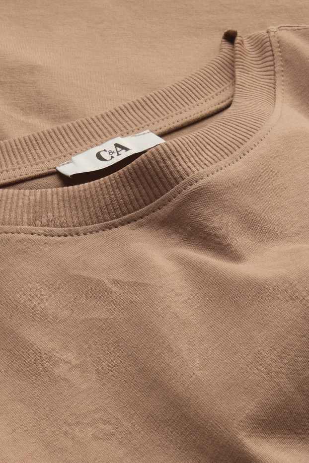 Mujer - Camiseta - relaxed fit - marrón