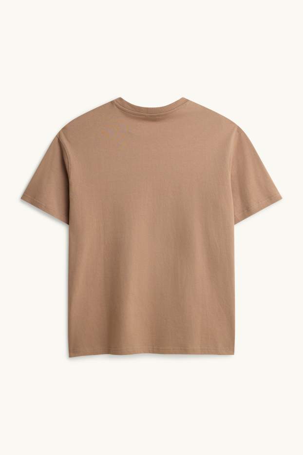 Mujer - Camiseta - relaxed fit - marrón