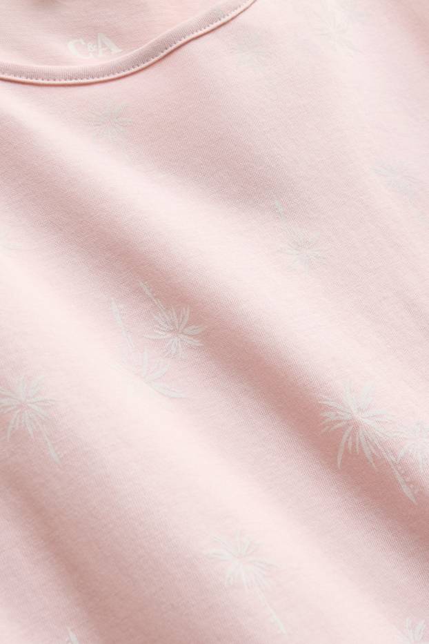 Donna - Camicia da notte - fantasia - rosa