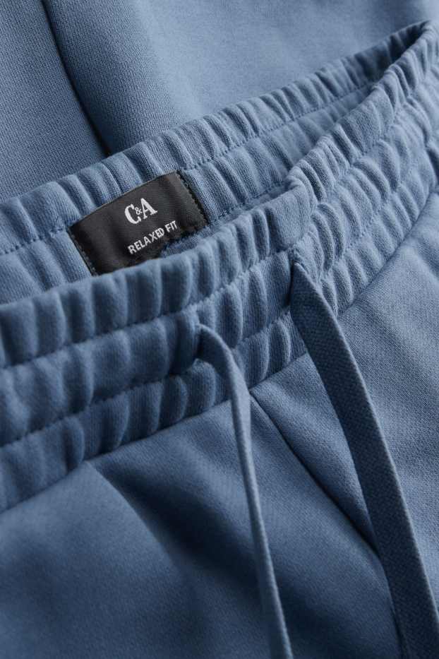 Hommes - Short en molleton - bleu
