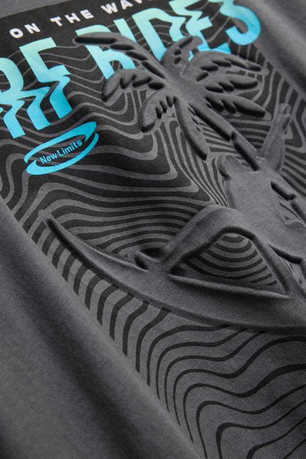 Kinder Jungen - Surf - Kurzarmshirt - schwarz