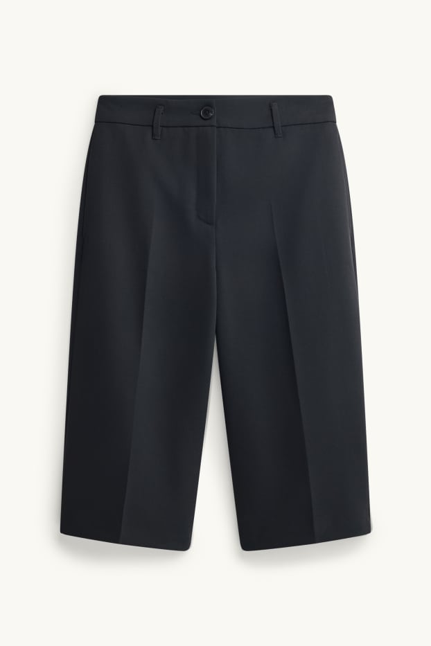 Femmes - Bermudas - high waist - noir