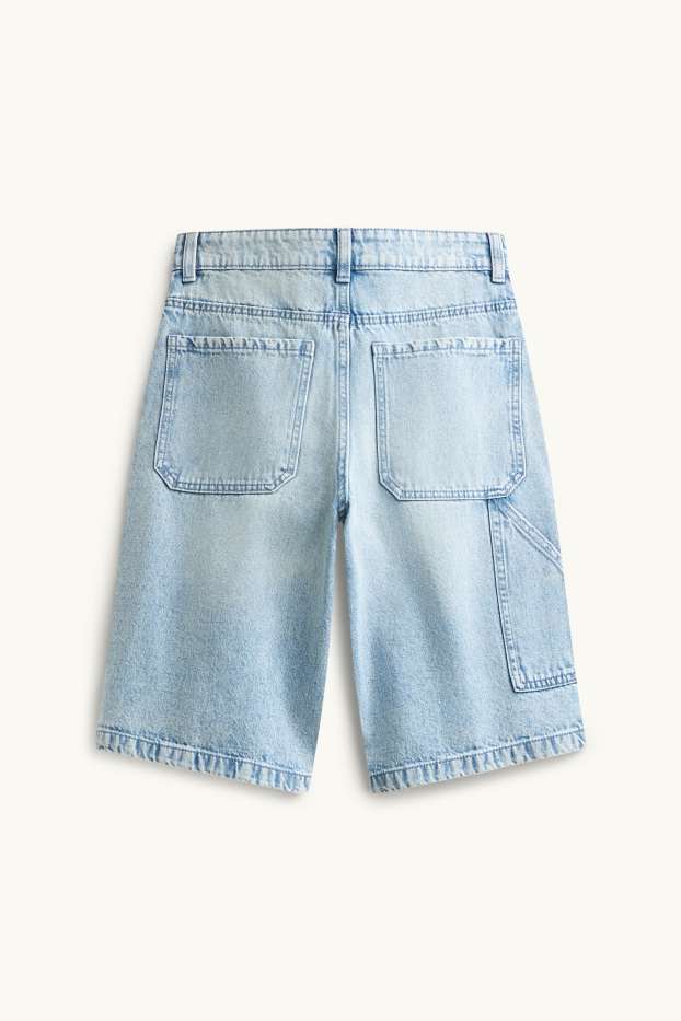 Copii - Băieți - Bermude de blugi - denim-albastru