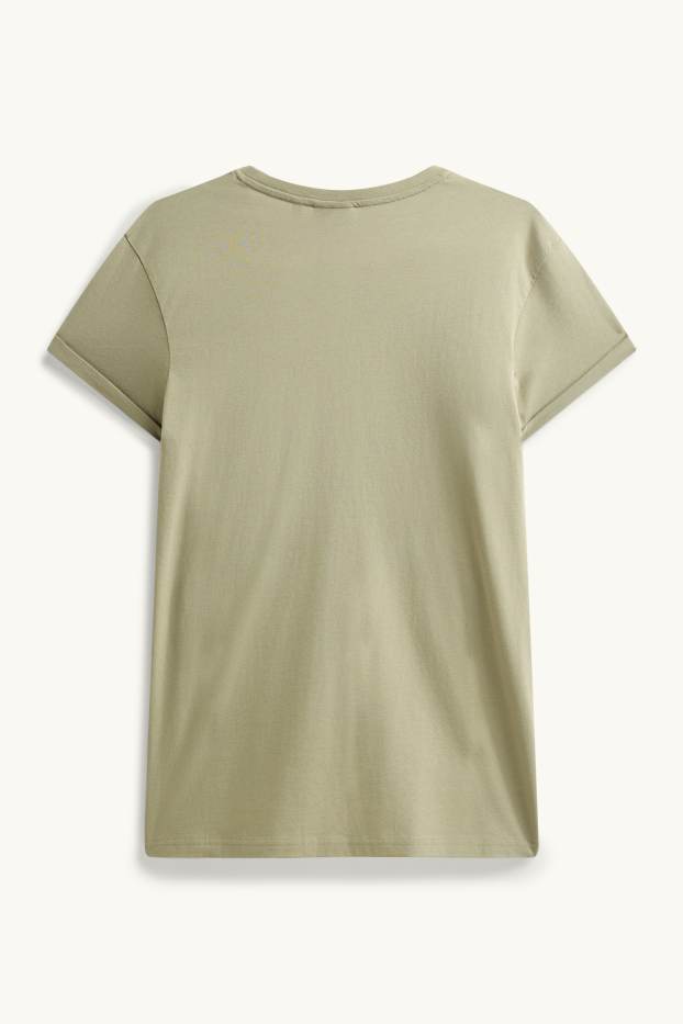 Herren - T-Shirt - Regular Fit - khaki