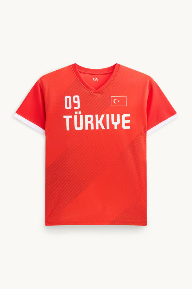 Kinderen: jongens - Turkije - T-shirt - rood