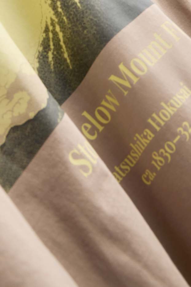 Herren - T-Shirt - Relaxed Fit - hellbraun