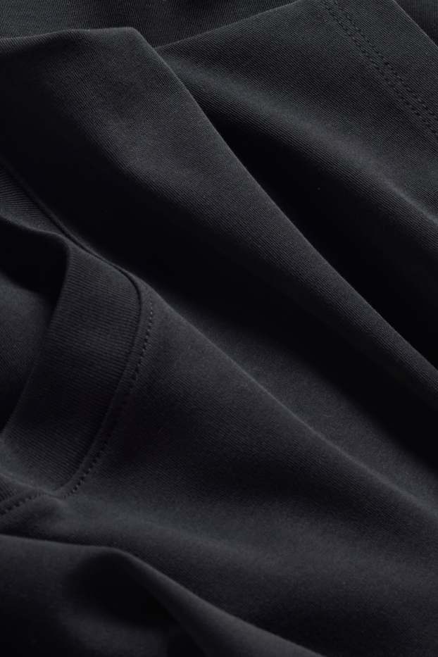 Damen - T-Shirt - Regular Fit - schwarz