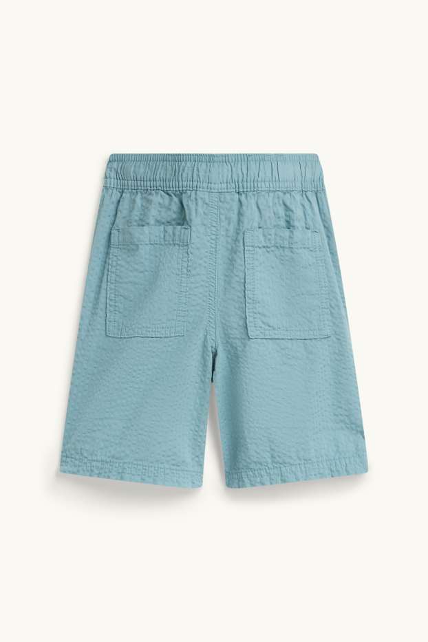 Copii - Băieți - Bermude - structurate - albastru deschis
