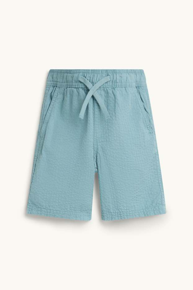 Copii - Băieți - Bermude - structurate - albastru deschis