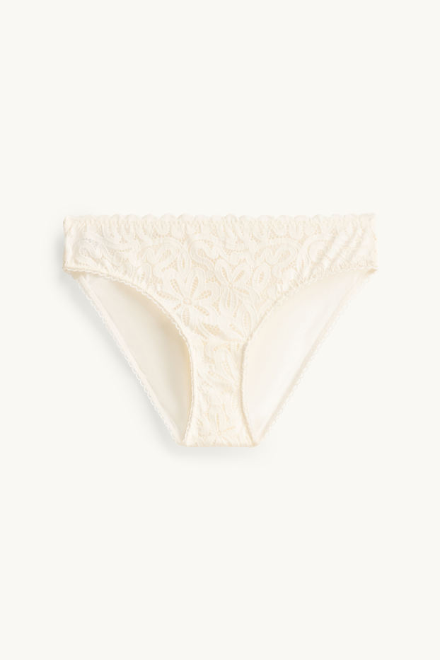 Femmes - Culotte - blanc crème
