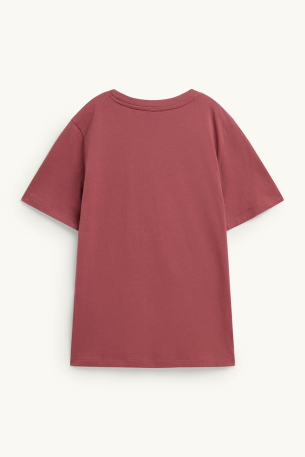 Donna - T-shirt - regular fit - marrone