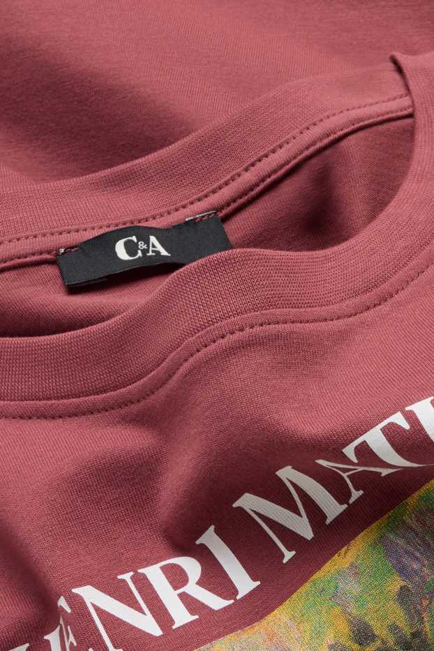 Donna - T-shirt - regular fit - marrone