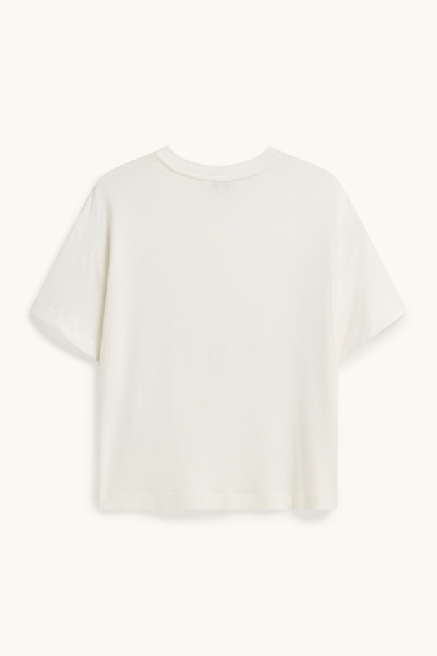 Femmes - T-shirt - regular fit - blanc