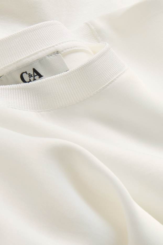 Femmes - T-shirt - regular fit - blanc