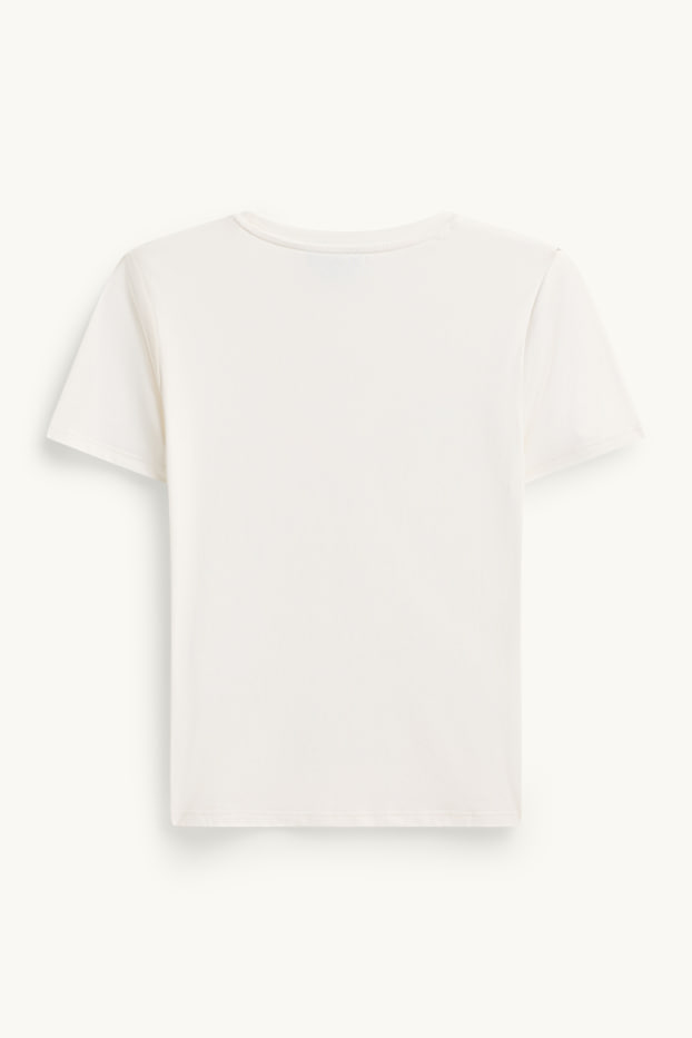 Femei - Tricou - slim fit - alb