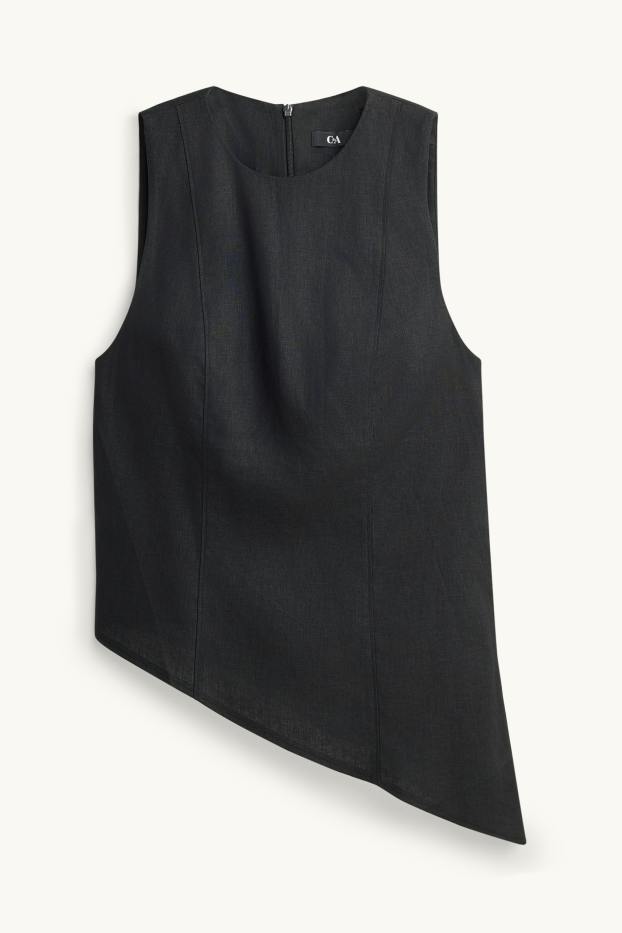 Dames - Blousetop - zwart