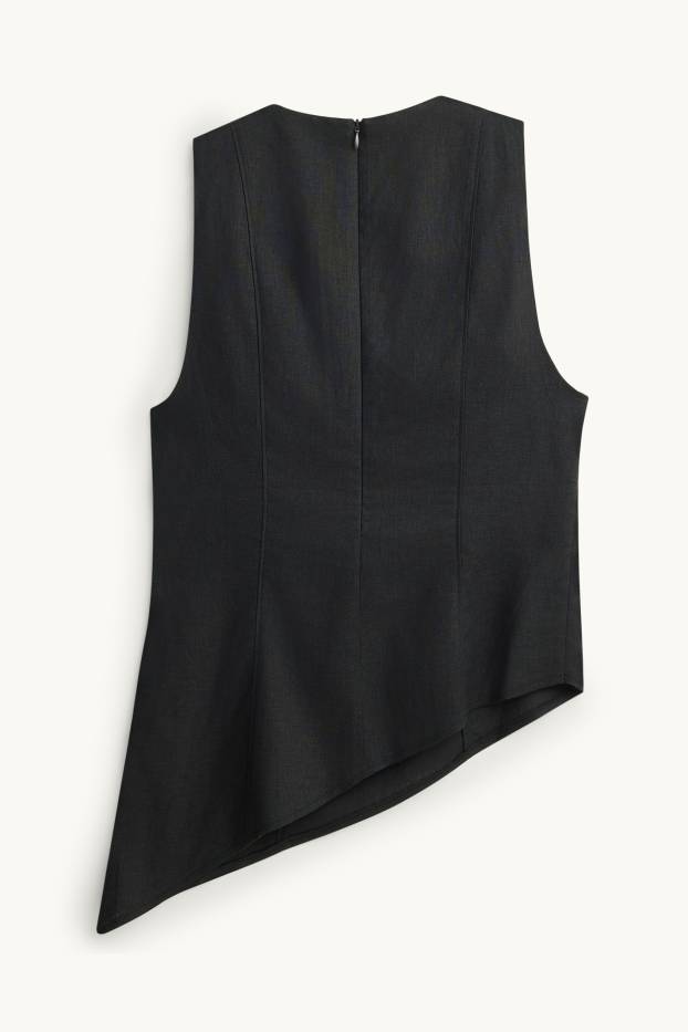 Dames - Blousetop - zwart