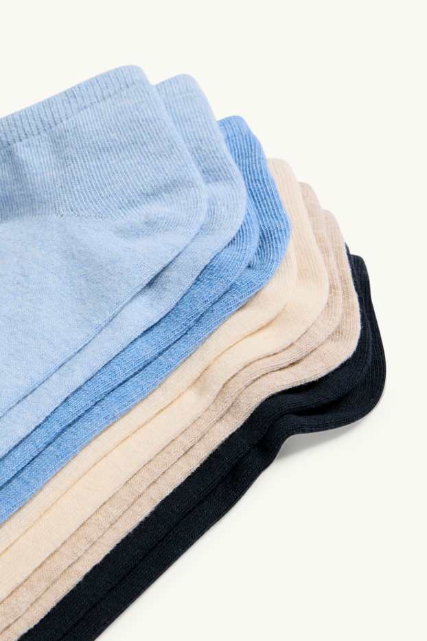 Dona - Paquet de 5 - mitjons turmellers - blau