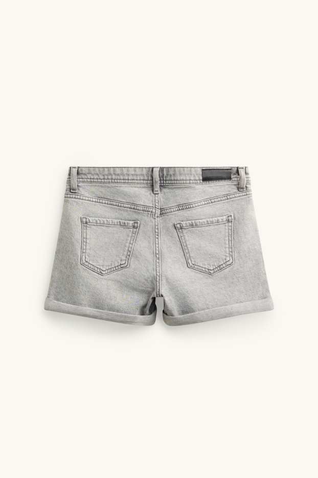 Nena - Texans curts - texà gris clar